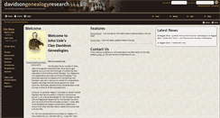 Desktop Screenshot of davidsongenealogy.com